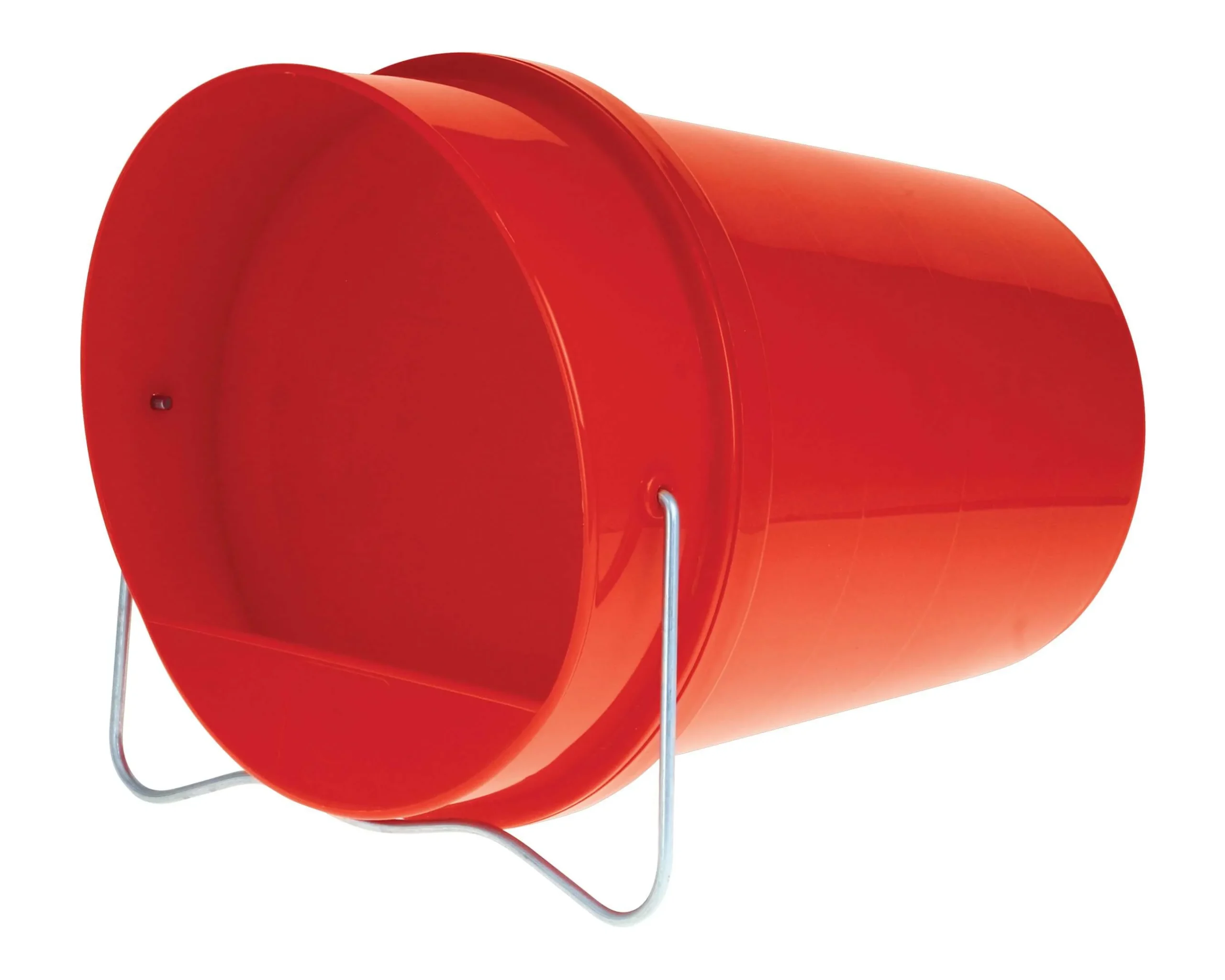 Abreuvoir seau plastique rouge 6 litres Gaun