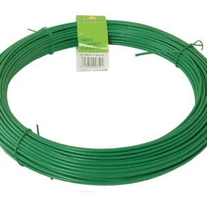Fil à grillage plastifié