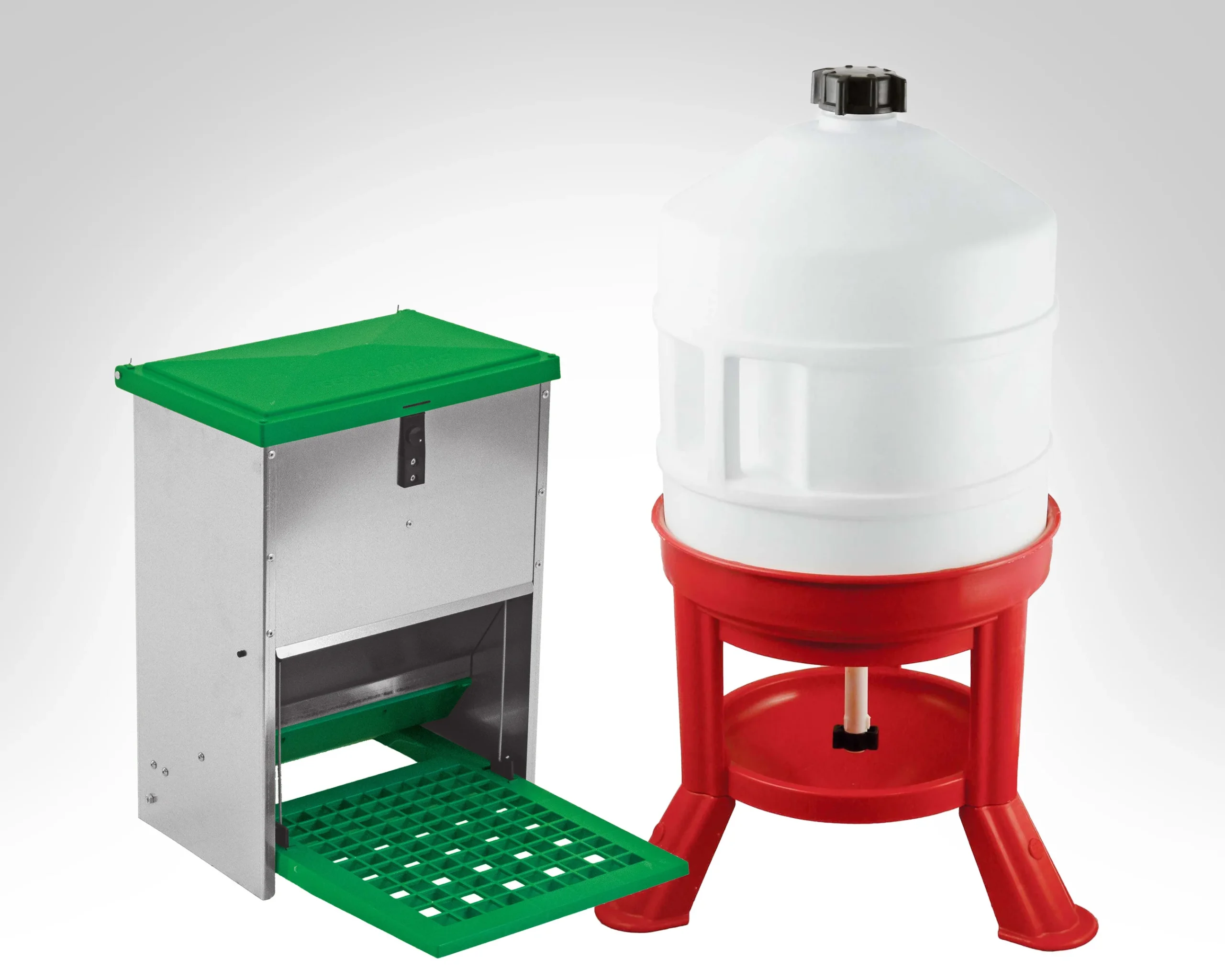 Kit anti-gaspi • Mangeoire 12 kg + Abreuvoir 30 L
