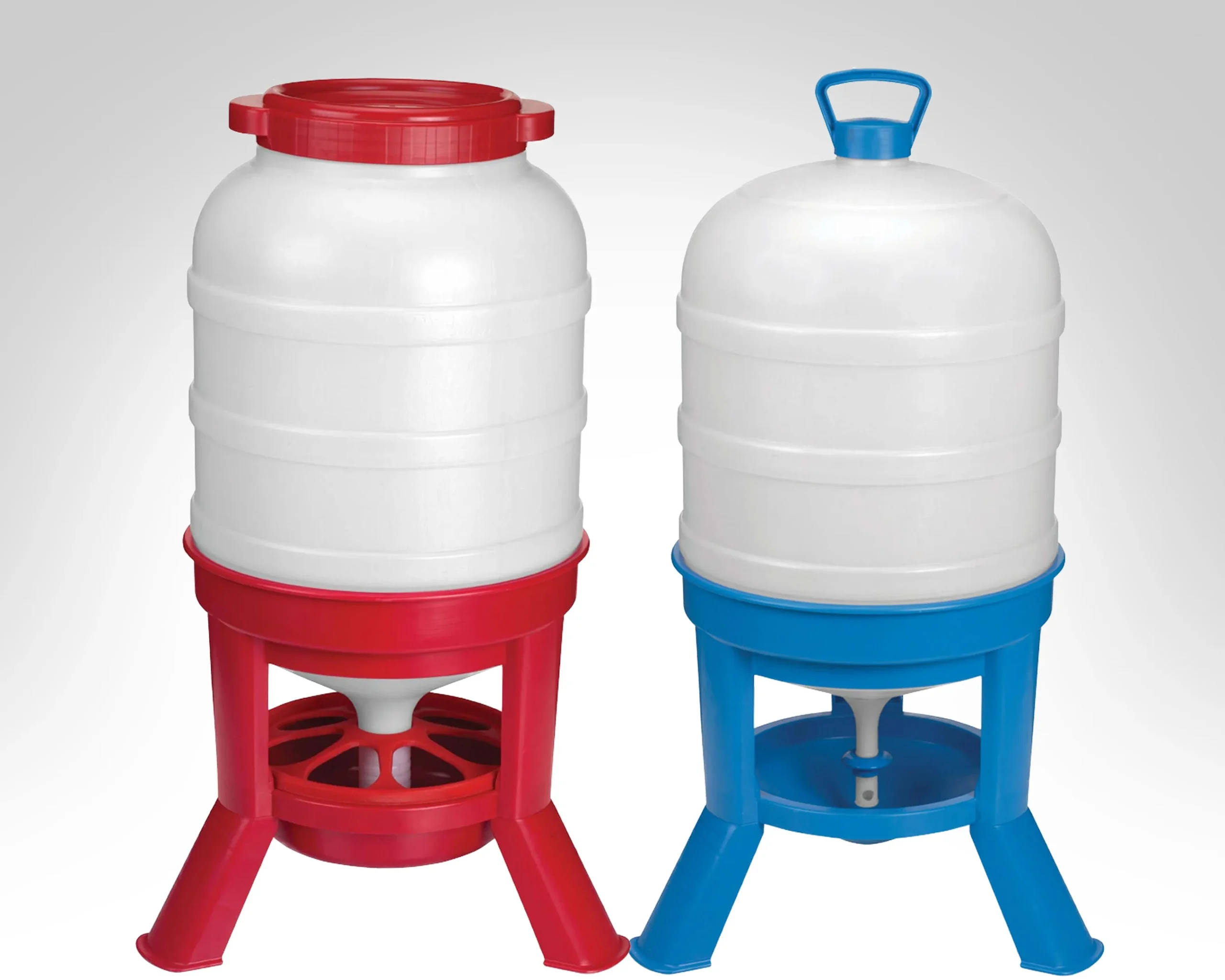Kit grande capacité • Mangeoire 34 kg + Abreuvoir 40 L