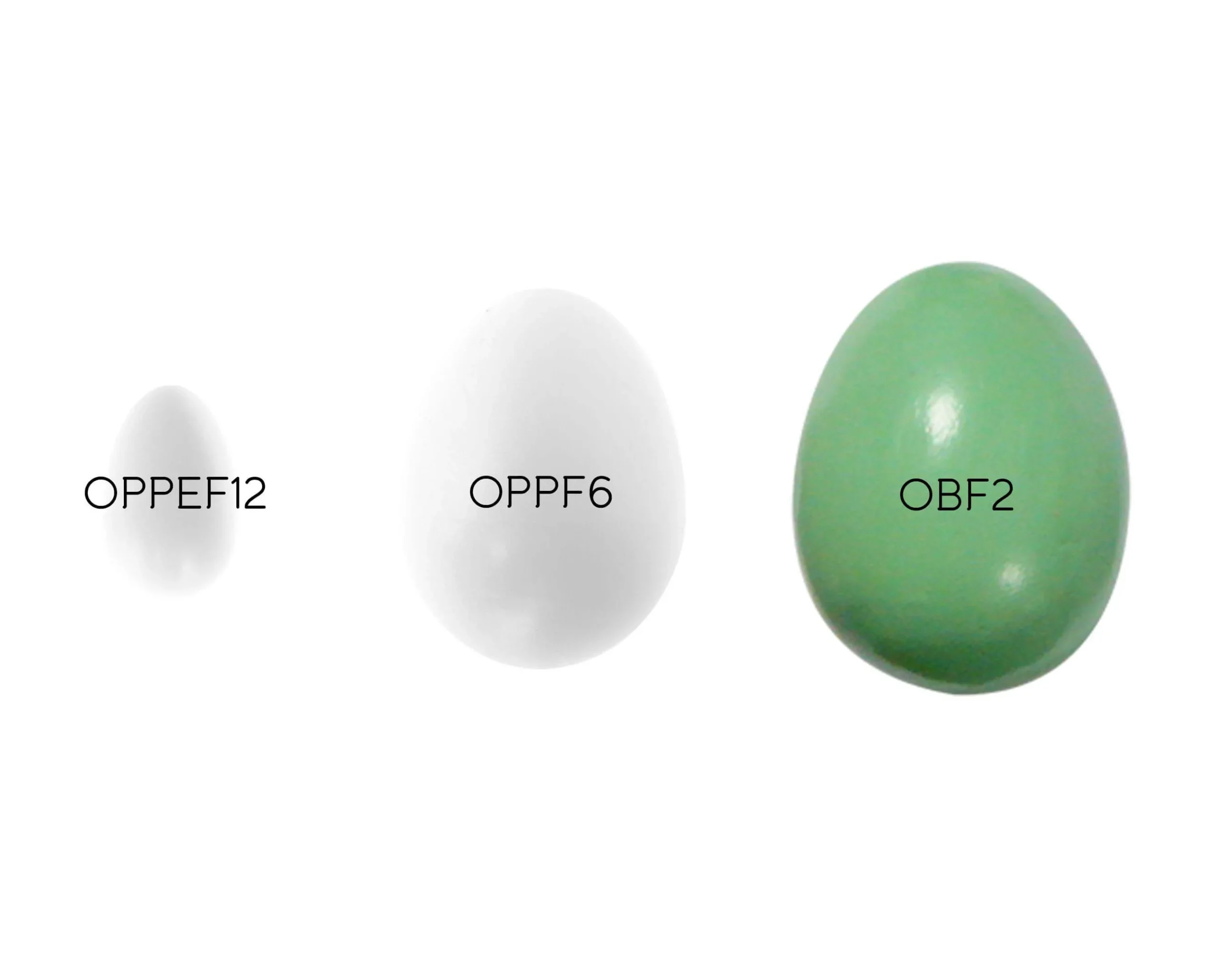 Oeufs factices pour oiseaux - Oeufs faisan bois peint vert, les