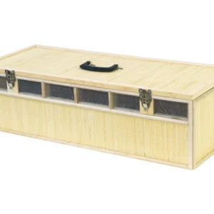 Panier de transport Bambou 6 cases taille S